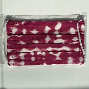 johnny was pink tie dye cotton face mask 3/$25